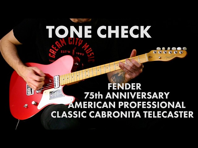 Електрогітара FENDER 75th Anniversary American Professional (Apple Red)