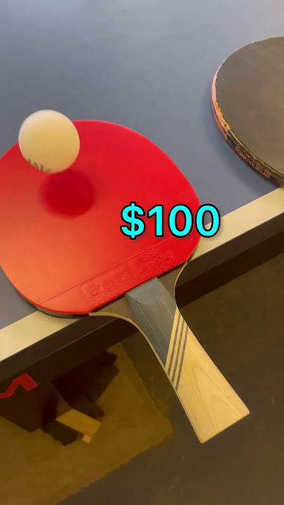Cheap vs EXPENSIVE Racket 😮🏓💵 Is it worth it? 🤔 #tabletennis #pingpong #serve #spin #tutorial