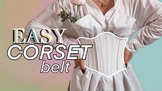 White underbust corset with busk – corsetpv