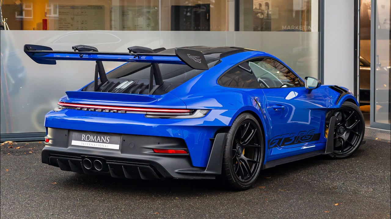 992GT3 RS★さん radeonvii＋水枕 2025 Porsche 911 (992) GT3 RS - PTS Nogaro Blue - Walkaround +