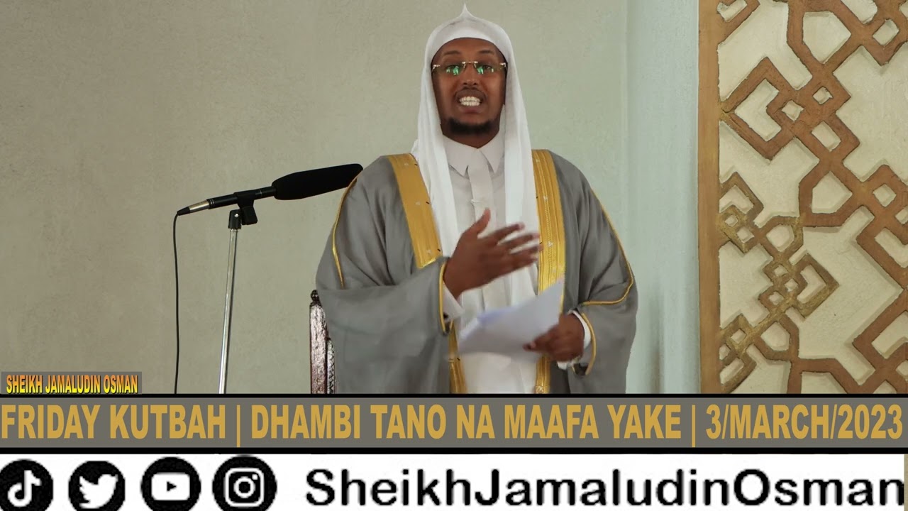 Dhambi 5 na Maafa Yake | Sheikh Jamaludin Osman