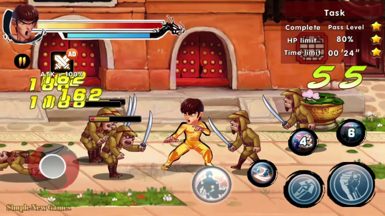 Kung Fu Attack 4 Combo Champion Fight Gameplay Android New