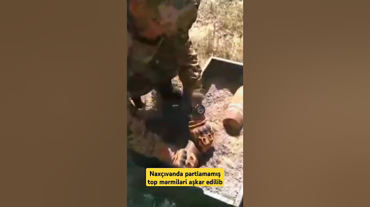 Naxçıvanda partlamamış top mərmiləri aşkar edilib