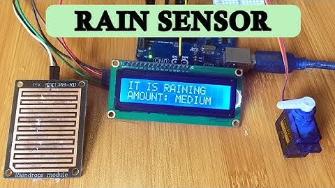 HOW TO USE A RAIN SENSOR WITH ARDUINO FOR MAKING AN AUTOMATIC CAR WIPER.