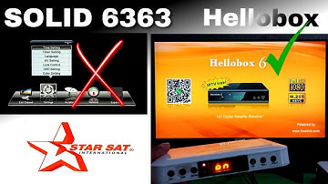SOLID 6363 Star sat software downgrade | SOLID 6363 Hellobox Software Upgrade (हिंदी)