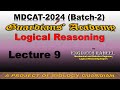 Lecture 9 Logical Reasoning | MDCAT 2024 | PMDC/NUMS/NEET | Guardians' Academy