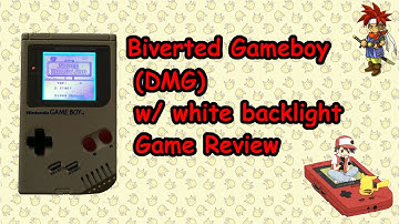 Biverted Gameboy w/ white backlight (DMG) game compatibility testing PART 1