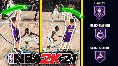 HOW TO GET SHOOTING BADGES FAST ON NBA 2K21! QUICKEST SHOOTING BADGE METHOD NBA 2K21!