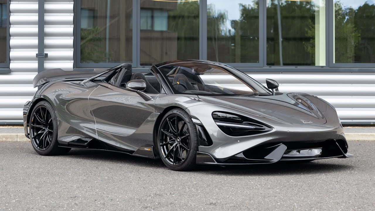 2022 McLaren 765LT Spider - MSO Bespoke Kilo Grey - Walkaround (4K
