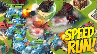 TANK SPEED RUN CHALLENGE! Boom Beach Imitation Game!