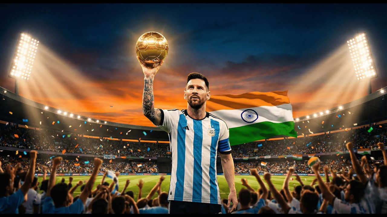 Lionel Messi India Tour 🇮🇳⚽ | GOAT Football Legend Visit
