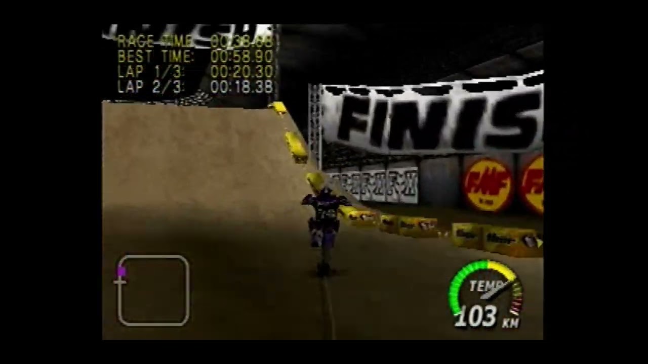 エキサイトバイク64「京都」Excitebike64「Kyoto japan」58.78