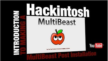 MultiBeast Post Installation - Intro to Hackintosh x99 (no kernel patch needed) - Part 5