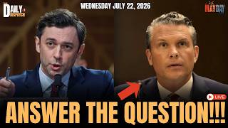 Cool AF Jon Ossoff Humiliates a Stammering Pete Hegseth on Iran