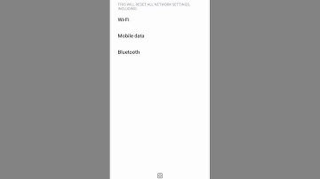 how to reset wifi Bluetooth and mobile data settings in easily 2024 #youtubeshorts
