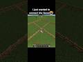 I just wanted to connect the fance #minecraft #viral #gaming #viralshort