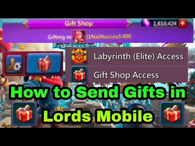 Lords Mobiles Giftcard: Presenteie com Gemas e Recursos