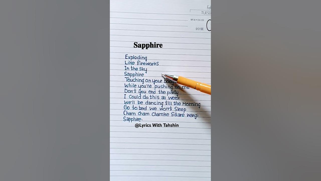 Ed Sheeran - Sapphire ft. Arijit Singh (Lyrics)