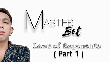 Laws of Exponents - Part 1