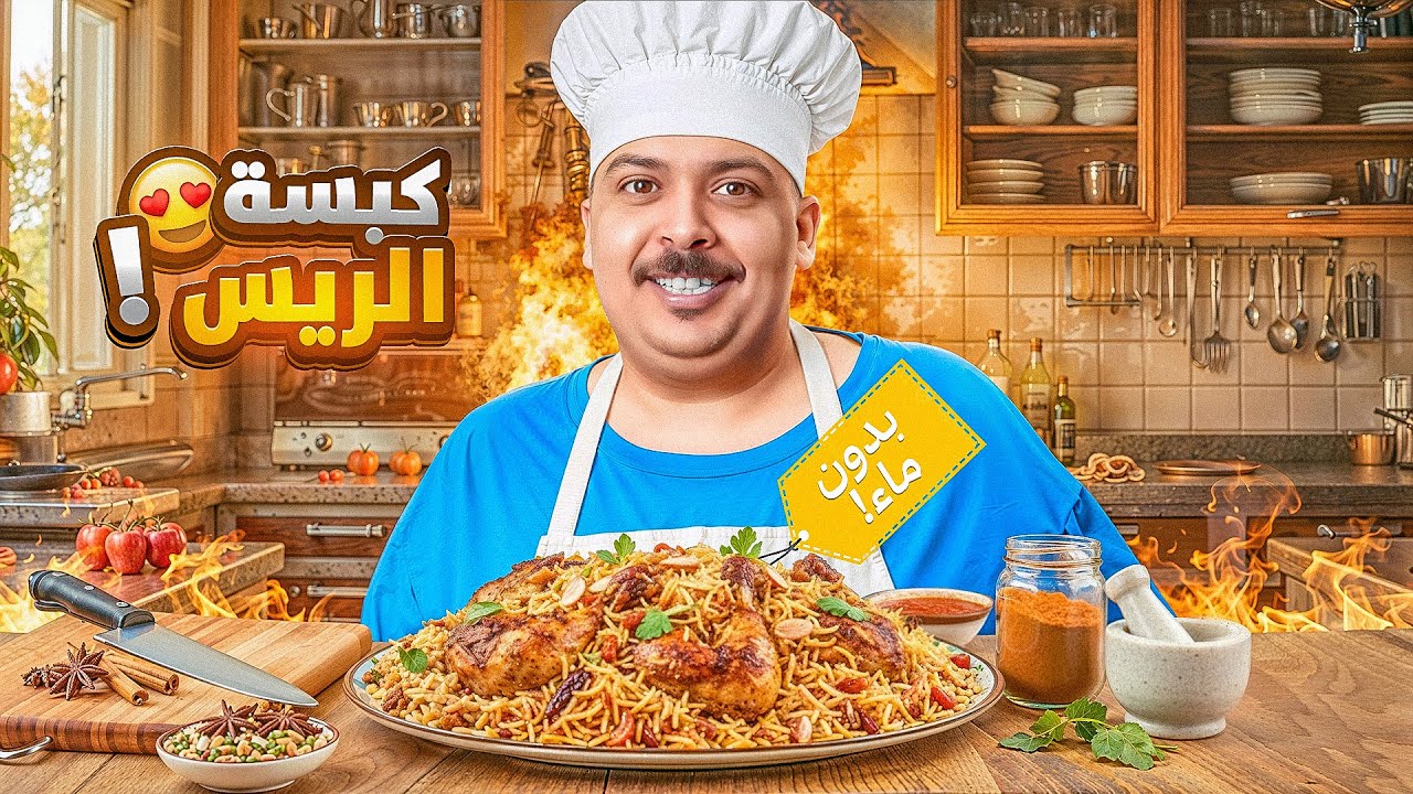 تحدي طبخ كبسة بدون مويه!!🤯🔥