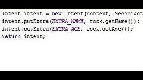 Pass Data To Activity: Android Programming