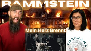 Rammstein - Mein Herz Brennt (REACTION) with my wife