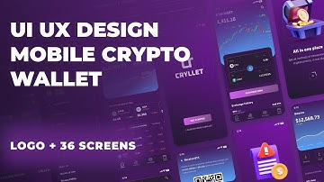 Amazing Design for Your Portfolio | Crypto Wallet App Design | UI UX Design  | Figma  Tutorial