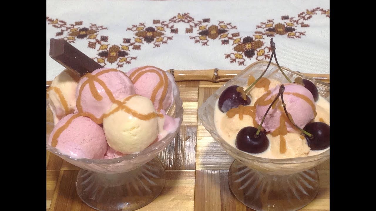 اسهل واسرع ايس كريم بدون مواد 100 طبيعي بالحليب فقط ( Homemade Ice