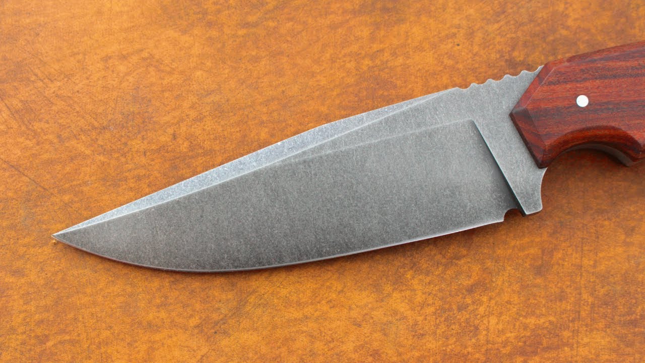 Processo de fabricação de uma pequena faca de MOCHILA.. Faca EDC