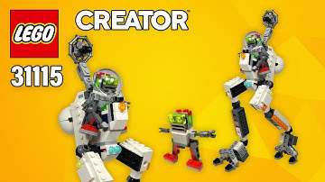 LEGO Space Robot [31115] from Creator Space Mining Mech | Building Instructions | Top Brick Builder