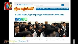 SYARAT CALON PESERTA PRETEST PPG DALAM JABATAN || PPG DALJAB 2022