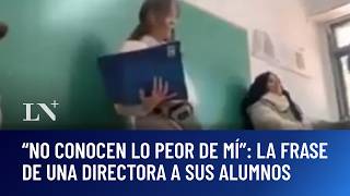 Polémica reacción de una Directora de un colegio contra sus alumnos