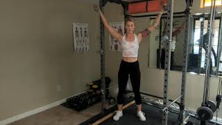 Standing Y Raises