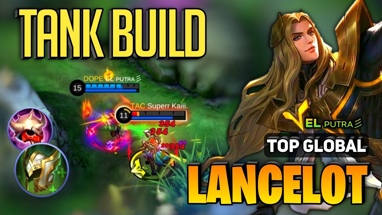 HYPER TANK! Lancelot Best Build 2023 [ Lancelot Top Global Gameplay