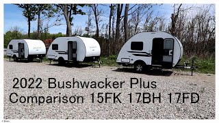 2022 Bushwacker Plus Comparing 15FK 17BH17FD models