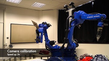 Robot head camera and hand eye calibration