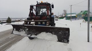 Обзор нового отвала для чистки снега, Мтз 82