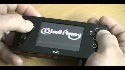 GP2X Wiz MAME Amiga Console Emulator from ThinkGeek   YouTube