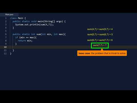 Lesson 13-1 Recursion (Introductory Java Programming for AP Computer Science A)
