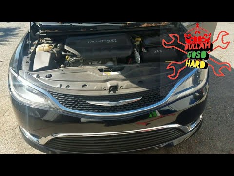 2015 - 17 Chrysler 200 battery replacement