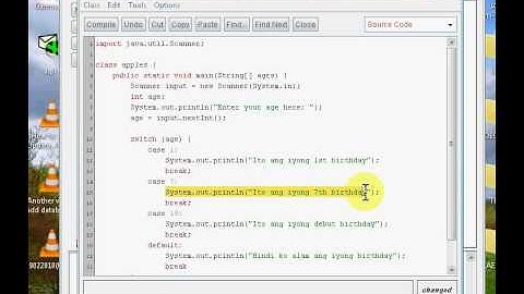 Java Programming Tutorial - 15 - Complete Program (Switch Statement) (Tagalog Version)