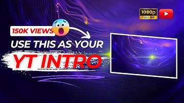 Particles Intro Video for YouTube Channel No Copyright