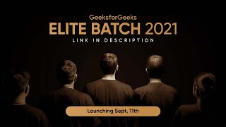Ready to Become an Elite Geek Last Day Left To Register | GeeksforGeeks Elite Batch