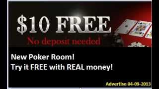 Poker - $10 Free, no deposit need!!! Only need register!