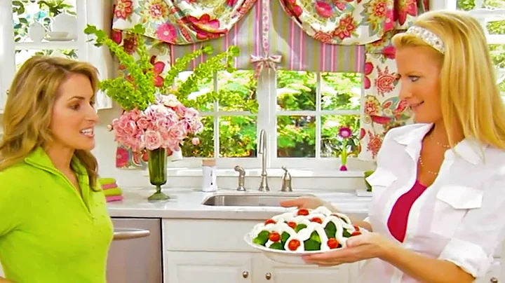 Sandra Lee  - Caprese Salad Bites + Broccoli Pie