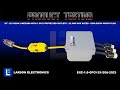 20'' 12/3 SOOW Linecord with 3 GFCI Protected Outlets - 20 Amp Max Rated - Explosion Proof Plug