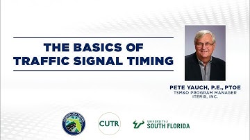 Florida LTAP Webinar: The Basics of Traffic Signal Timing