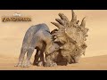 Across the desert  dinosaur movie clip