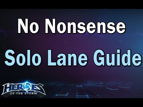 No Nonsense Solo Laning Guide | Ryoma | Heroes of the storm