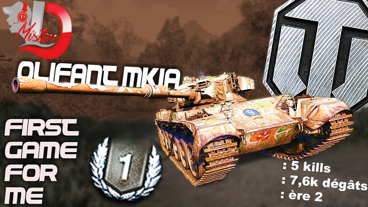OLIFANT Mk1A - Class I - Crete du Dragon - World Of Tanks Console